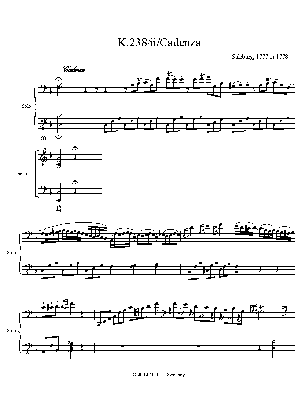 cadenzas for mozart bassoon concerto